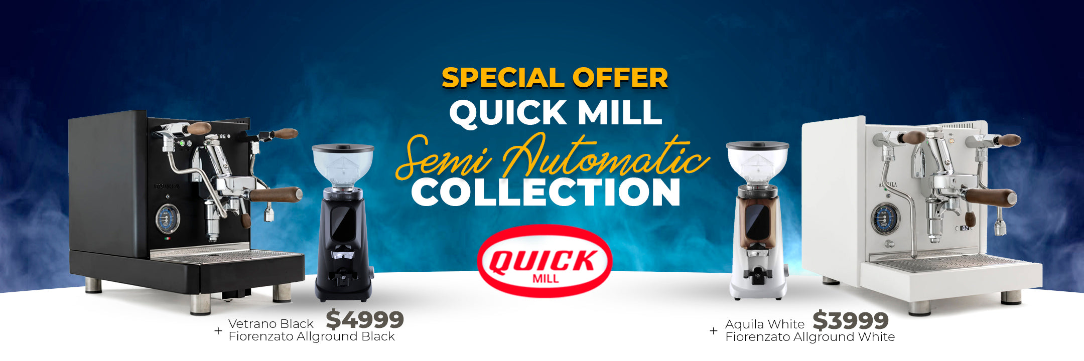 QuickMill Semi Automatic Collection
