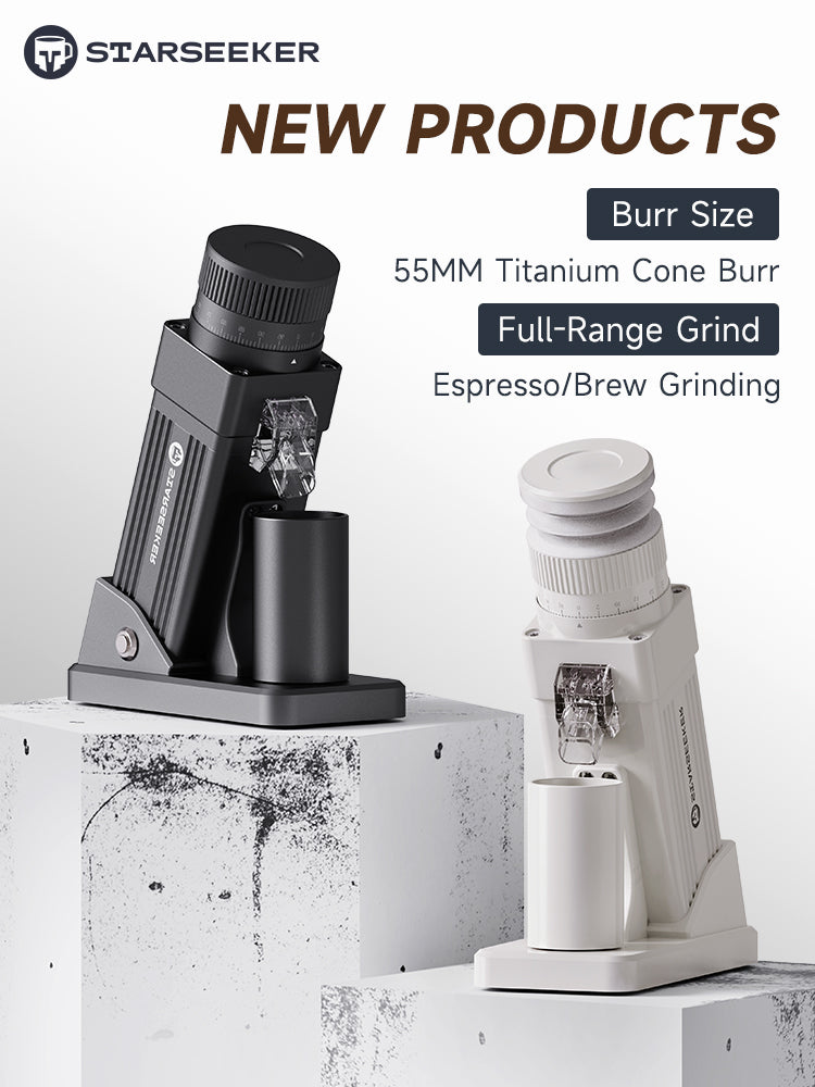 Starseeker E55 Pro magnetic dosing cup and outlet