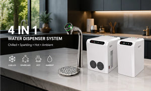 4 in 1 Commercial Sparkling Water Dispenser without RO filtration Undercounter (Pre Order)