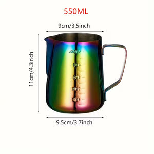 Heat Slick Finish Milk frother Stainless 550ml