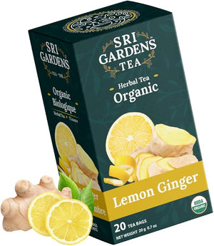 Sri Gardens Lemon Ginger Tea Bags 20ct