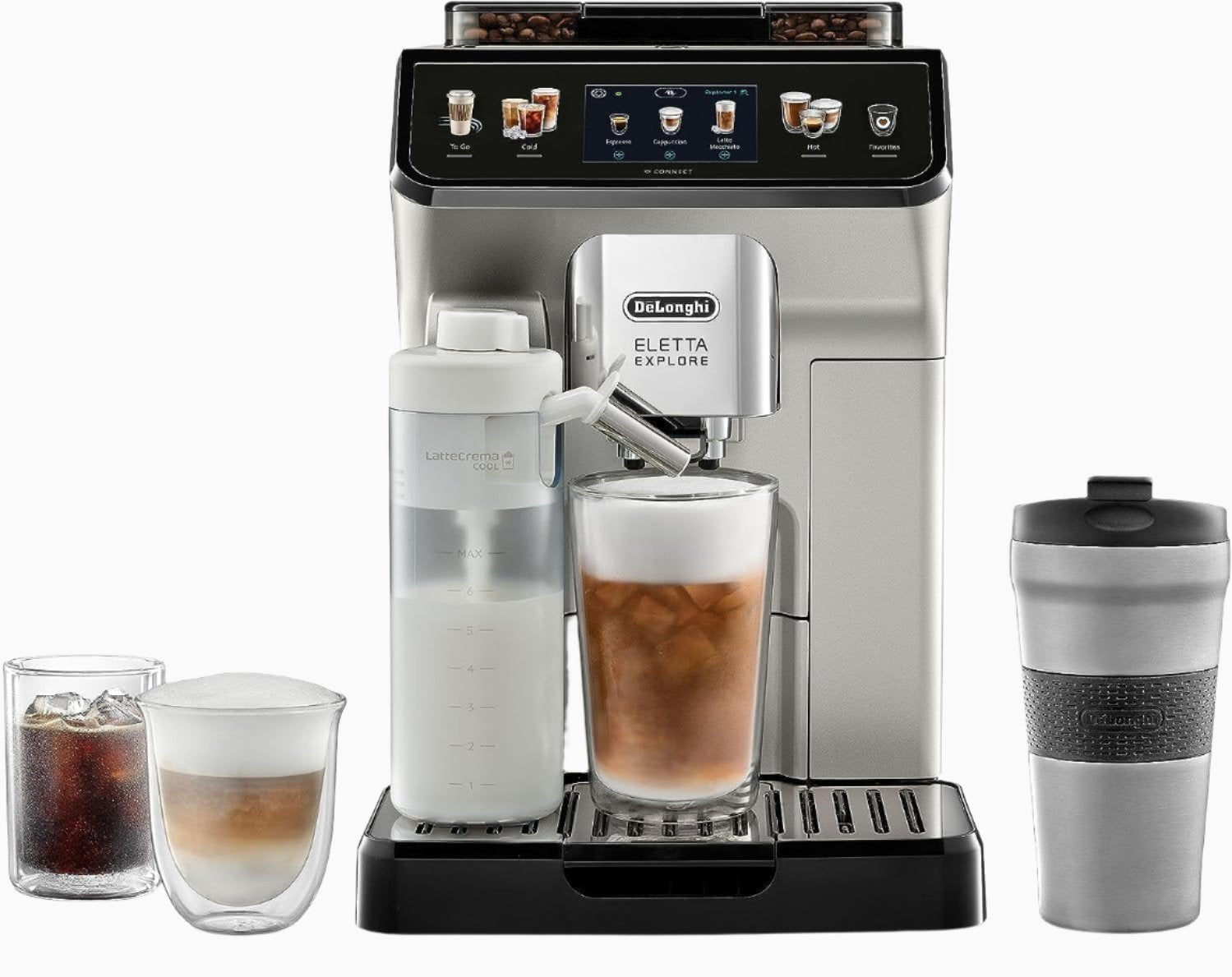 De'Longhi ELETTA CAPPUCCINO エスプレッソマシン De'Longhi Eletta Explore Automatic Espresso Machine With