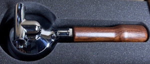 Bezzera OEM Wooden Handle Portafilter Double (no basket) 5965629.01R