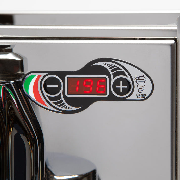 Bezzera UNICA PID polished stainless-steel espresso machine