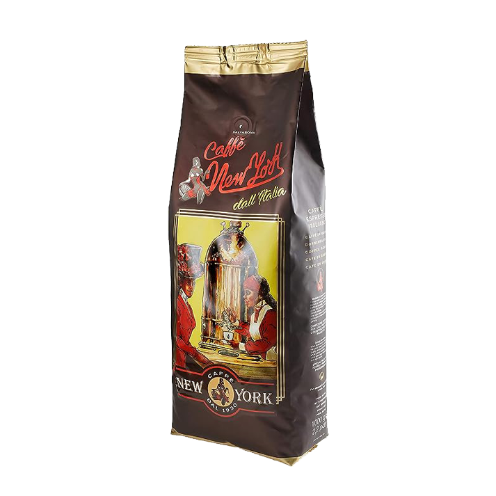 Caffè New York Extra whole-bean coffee packaging