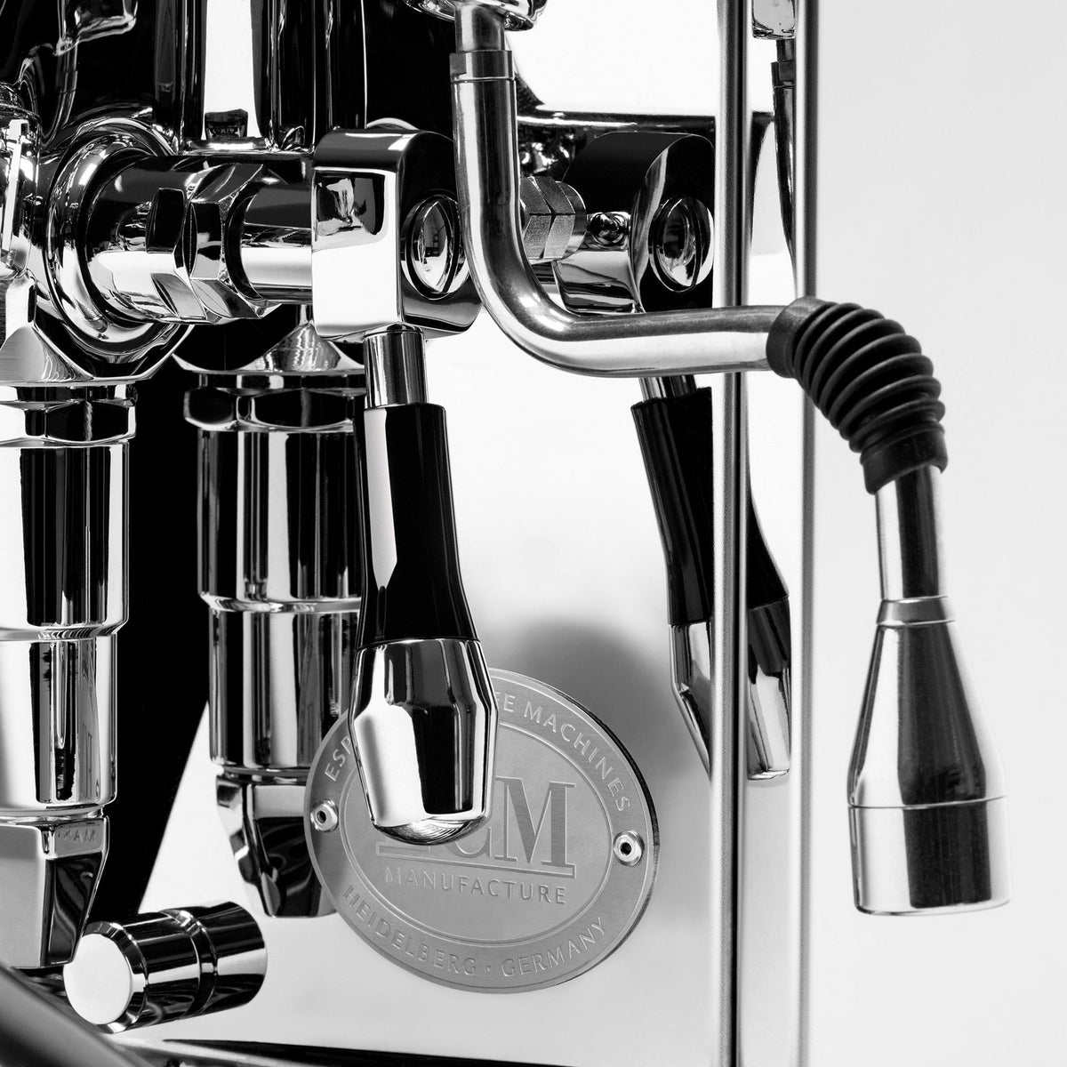 ECM Mechanika MAX polished stainless-steel detail