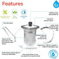 GROSCHE Joliette - 1250ml/42 fl. oz Glass Teapot