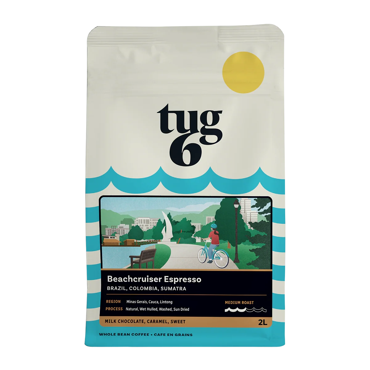 TUG6 Beachcruiser Espresso 2lb