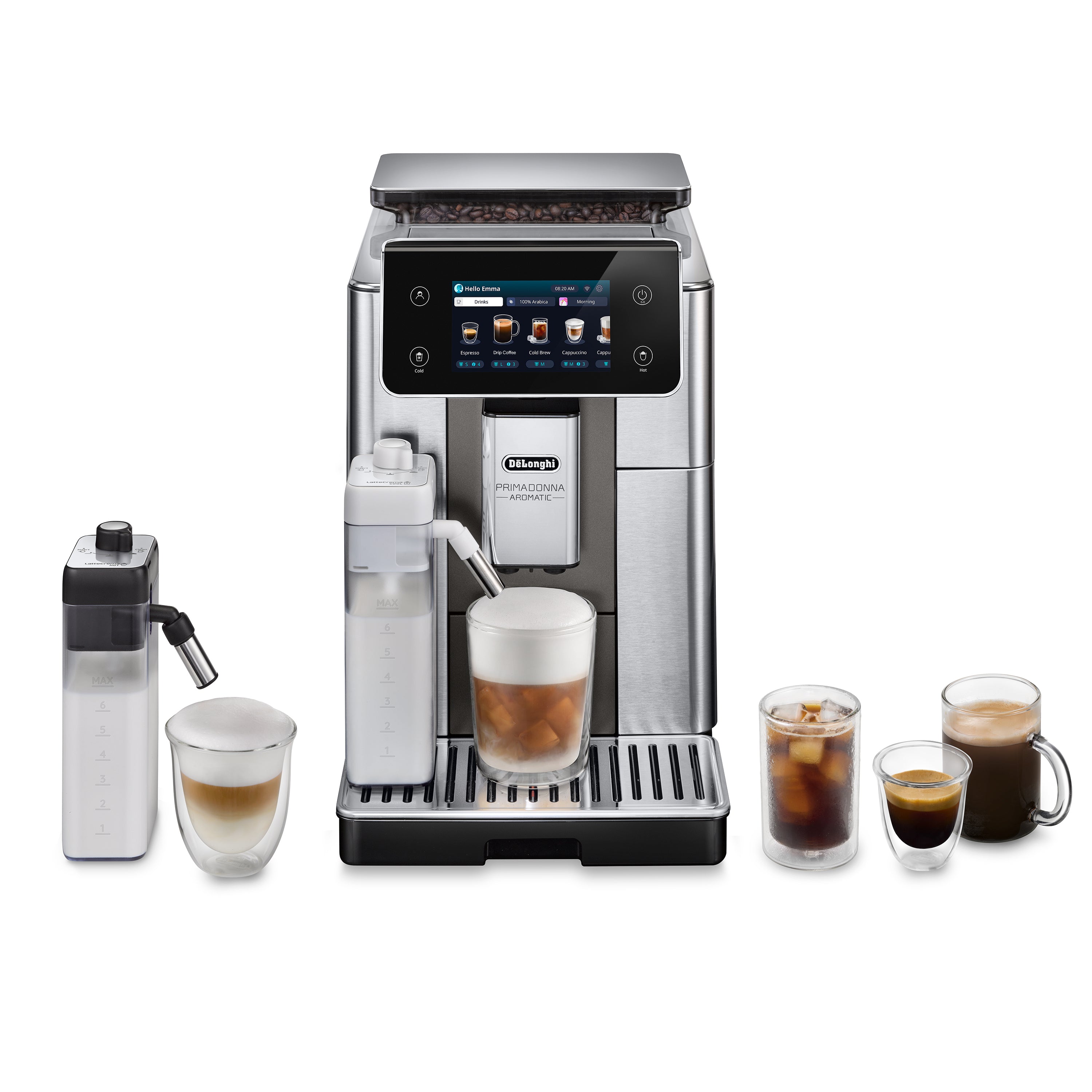 Delonghi PrimaDonna Aromatic Hot & Cold Drinks(ECAM63075TM)