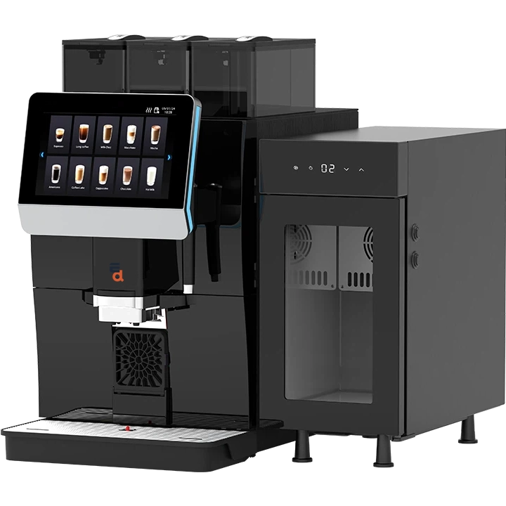 E.D. Prime automatic coffee machine with milk fridge