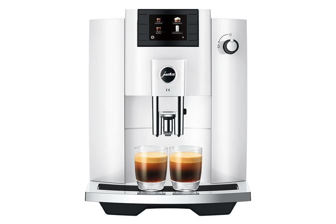 JURA E6 Piano White lifestyle view