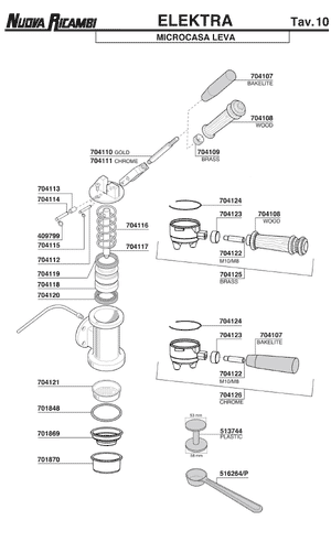 Rubber W-Gasket for Brewing group piston (704120)