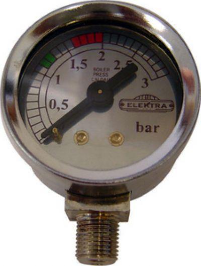 Elektra Chrome Pressure Gauge 00143035 - Espresso Dolce