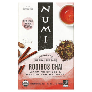 Numi rooibos chai tea