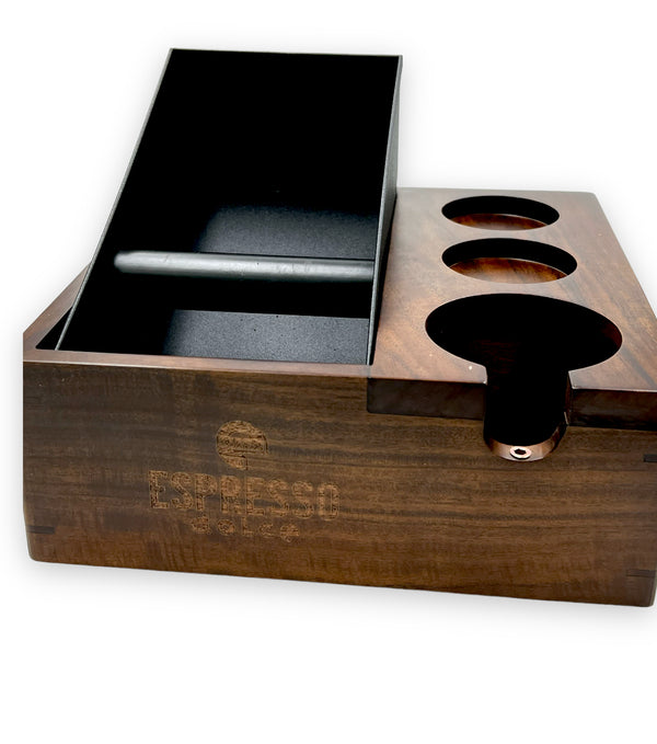 Wooden Knock Box and Stand