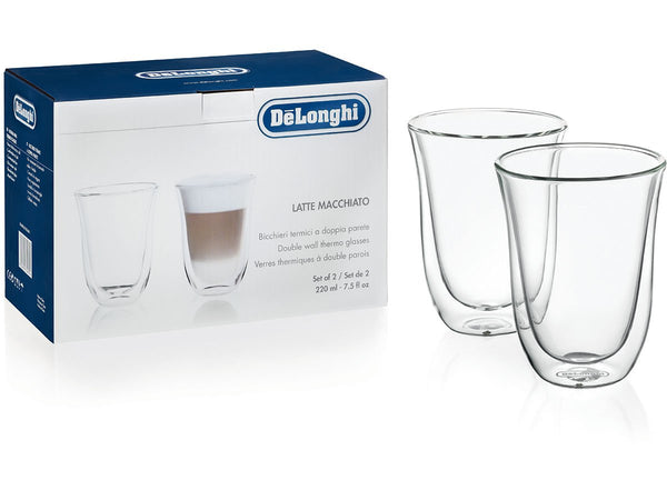 DeLonghi LATTE MACCHIATO DOUBLEWALL THERMO CUP DL - Set of 2  (5513214611)