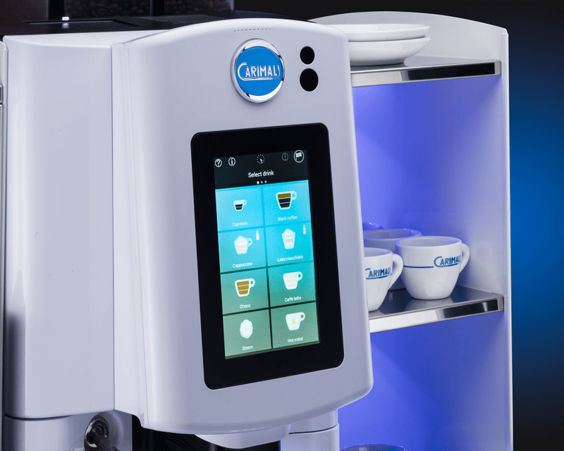 Carimali Armonia Soft Plus Touchscreen Fully Automatic Commercial Office Coffee Machine