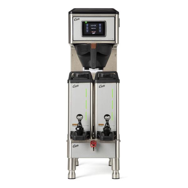 G4 GemX Narrow IntelliFresh Twin 1.5 Gallon Coffee Brewer with FreshTrac® Dispenser