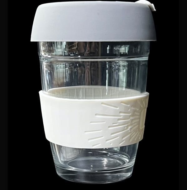 Travel Mug 10oz Glass (Dish washer safe)