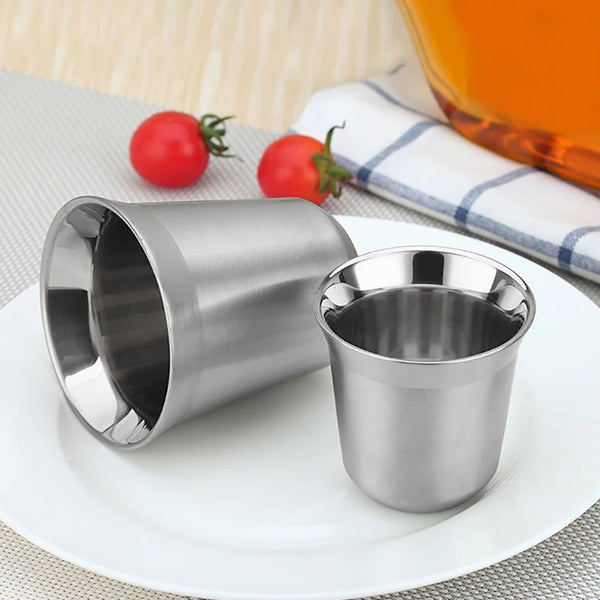 Double Wall Stainless Espresso Cup