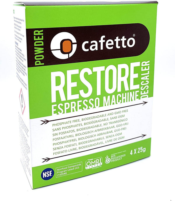 Cafetto Sspresso Machine Descaler (4 x 25g Sachet) E28303-1 - Espresso Dolce