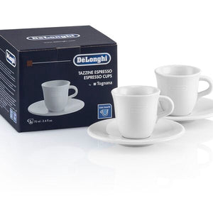 Delonghi Espresso Demitasse Cup & Saucers