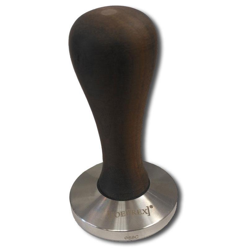 JoeFrex Elegance Walnut Tamper Convex 53mm - Espresso Dolce