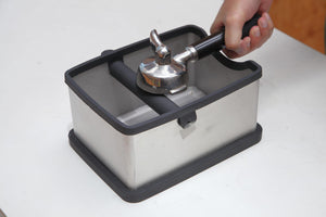 Rectangular Stainless Steel Knock Box - Espresso Dolce