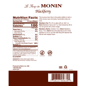 Monin - Blackberry Syrup 750ml