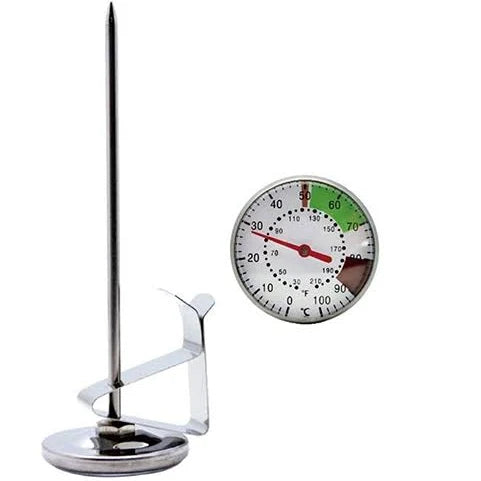 Milk thermometer with clip